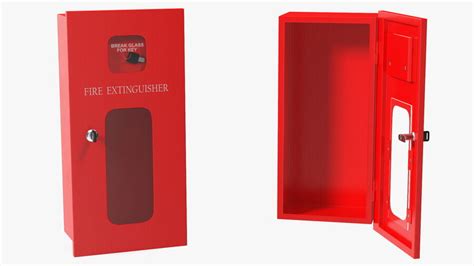 metal fire extinguisher box|clearance around a fire extinguisher.